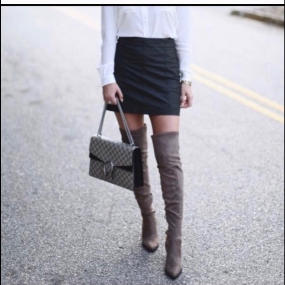 Marc Fisher Taupe Over the Knee Boots
